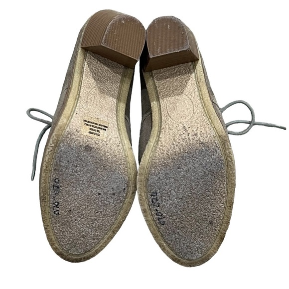 American Eagle Outfitters Tan Lace Up Block Heel Ankle Boots Size 6 Women’s - Picture 9 of 9